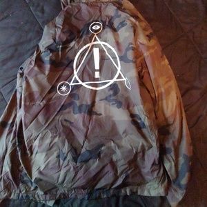 Camo Panic! At the Disco windbreaker